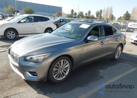 2018 Infiniti Q50 3.0T Luxe from USA, damaged, VIN JN1EV7AP2JM358029